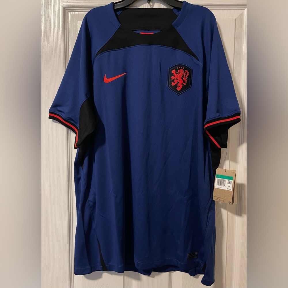 Netherlands Soccer Jersey 2022/23 Stadium Away Nike DN0693-455 Men’s Size XL NEW
